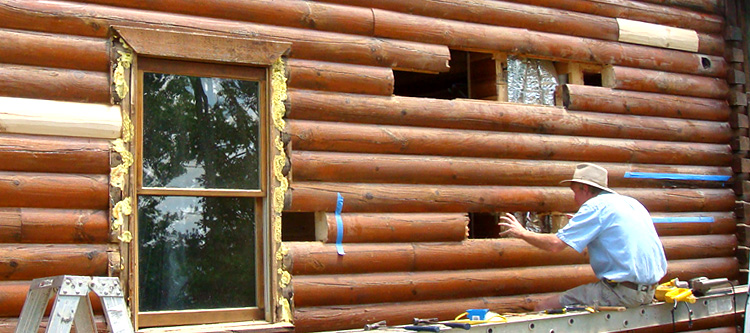 Log Home Repair Oconee County, Georgia